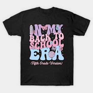 In My Back To School Era Fourth 5th Grade Gift For Boys Girls Kids T-Shirt